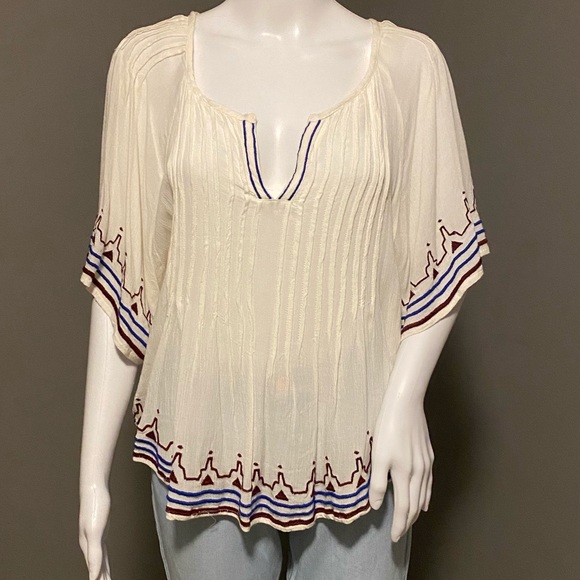 Forever 21 Embroidered Boho Blouse - Picture 2 of 6